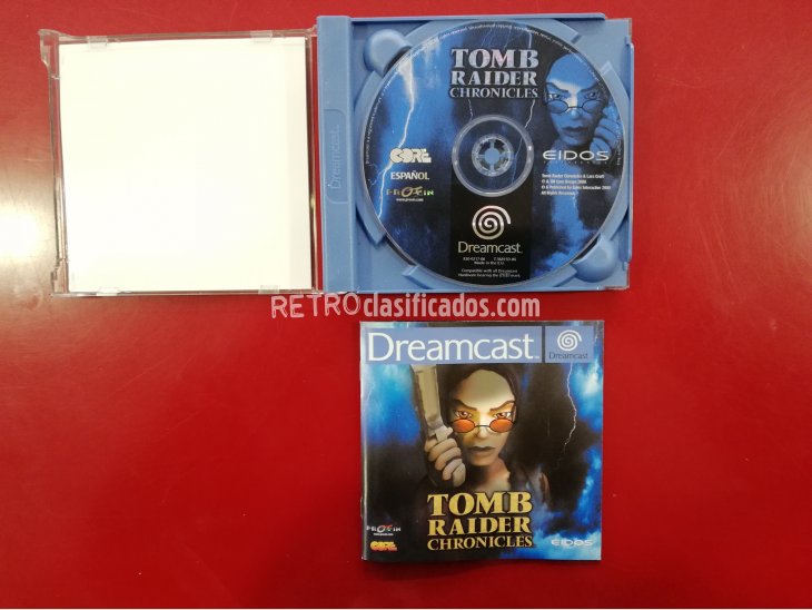 JUEGO TOMB RAIDER CHRONICLES DREAMCAST 1