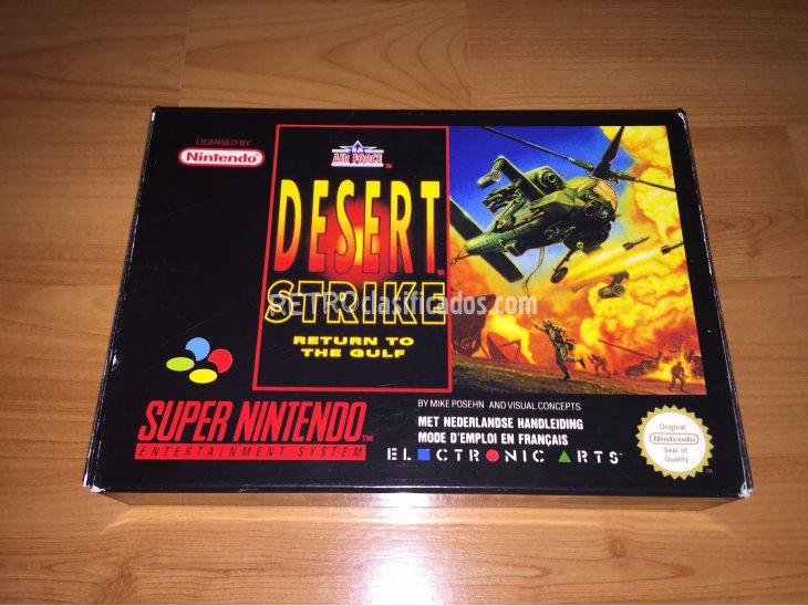 Desert Strike Juego Original Super Nintendo 4