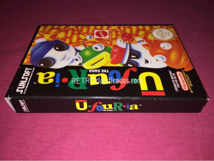 Ufouria juego original Nintendo NES 3